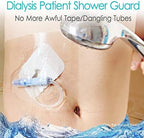 Shower Protector [Pack of 50], 6" x 10" Dialysis Catheter Shower Cover Shower Shields PD PICC Line Water Barrier, Waterproof Wound Bandage Protector Disposable Transparent