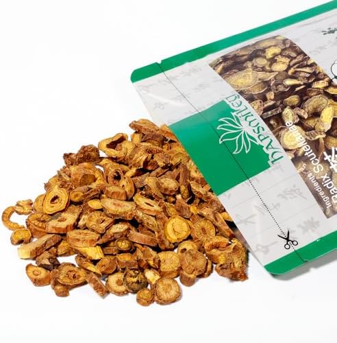 Hapsmiley Radix Scutellariae (Baikal Skullcap/Skullcap Root/黄芩/Huang Qin) Dried Bulk Herbs – 3.5 oz (100g)
