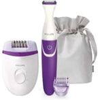 Philips Satinelle Essential Corded Compact epilator Incl. Bikini Trimmer, Brp505/00, 1 Count