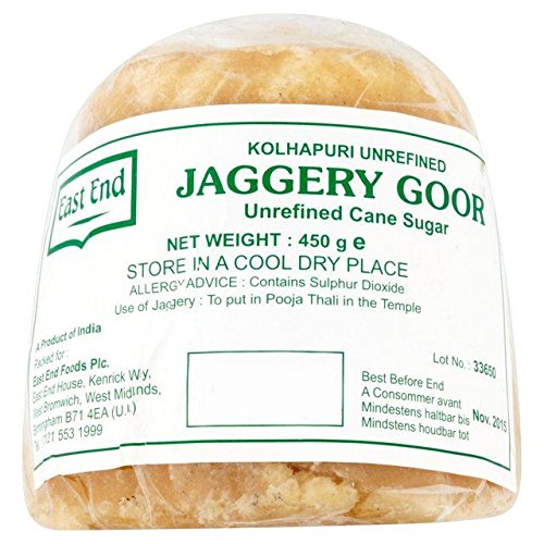 East End Jaggery Goor Unrefined Cane Sugar 450g