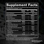 DRAGON PHARMA Venom Extreme Potency Pre-Workout, Laser Sharp Focus + Energy, Intense Performance, Proven Ingredients for Enhanced Vasodilation & Endurance (40 Servings, White Dragon)