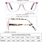 4 Pack Blue Light Blocking Glasses for Women Men,Fashion Square Computer Glasses with Spring Hinge,Anti Eyestrain Eyeglasses(0.0x)