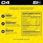 C4 Original Pre-Workout Powder For Endurance, Focus & Performance with 150mg Caffeine, Beta-Alanine, Creatine, Sugar Free Pre-Workout for Men & Women, 30 Servings, Frozen Bombsicle