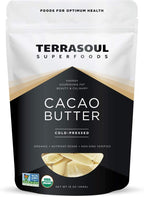 Terrasoul Superfoods Organic Cacao Butter, 1 Lb - Raw | Keto | Vegan | Unrefined