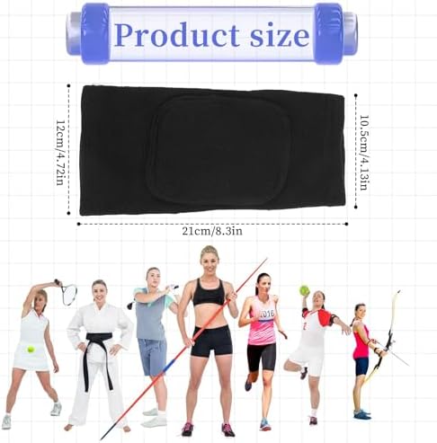 1 Pair Volleyball Elbow Pads, Arm Brace Pads Elbow Protector Strap Support Fitness Arm Protector Compression Breathable with Padded for Men and Women (Black, S, Suitable weight:110-176lb)