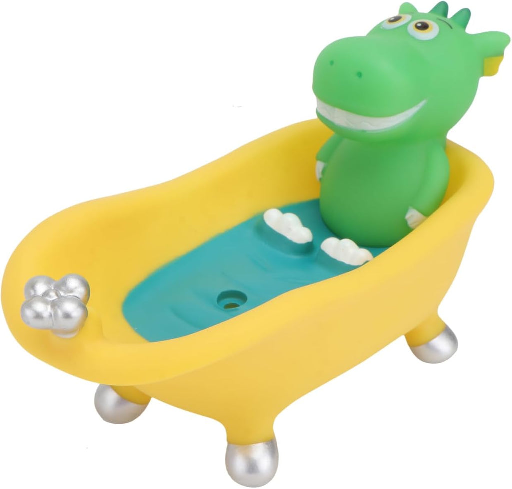 IMIKEYA Cartoon Dinosaur Soap Box for Kids - Fun Bathtub Soap Holder with Drainage Container for Bathroom Accessories