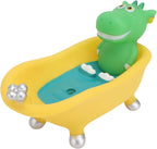 IMIKEYA Cartoon Dinosaur Soap Box for Kids - Fun Bathtub Soap Holder with Drainage Container for Bathroom Accessories