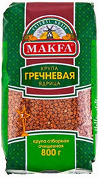 Makfa Buckwheat Organic Groats 28.2 Ounce / 800 Gr - Kasha / Porridge. Made in Russia