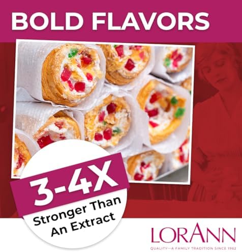 LorAnn Oils Super Strength Flavoring - Used For Candy Making, Flavoring Extracts, Baking, Hard Candy, and Flavor Oils - Bold, Natural Flavors 4X Stronger Than Extracts - Tutti Frutti, 0.125 fl oz