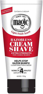 Magic Razorless Cream Shave Extra Strength 6 Ounce (Pack of 6)