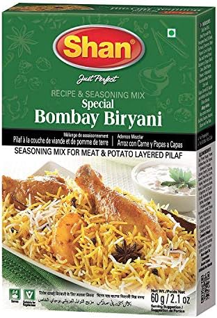 Shan Special Bombay Biryani Masala, 6 x 60 g