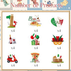 Italian Birthday Party Decorations - 36PCS Italy Pizza Cupcake Toppers Parties Decoration Buon Compleanno Cupcake Picks Decor Supplies