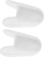 Toe Separator, ANGGREK Silicone Gel Hallux Valgus Separator Bunion Corrector Hammer Toe Separator Toe Spacers Pads for Foot Care Crooked Toes(L)