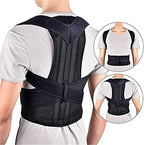 Adjustable Clavicle Posture Corrector Straightener Band Correction Lumbar Shoulder Back Brace Support Belt Effectively Relieve Neck(Medium)