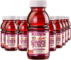 Kedem Light Concord Grape Juice, 8oz Plastic Bottle, 24 Pack, Reduced Sugar and Calories