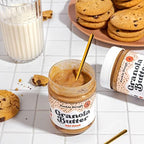 Oat Haus Cookie Dough Granola Butter (Chipless) | Peanut-free, Almond (Tree-Nut) Free, & School-Safe (Top 8 Allergen Free) | Sunflower Seed & Cookie Dough Alternative