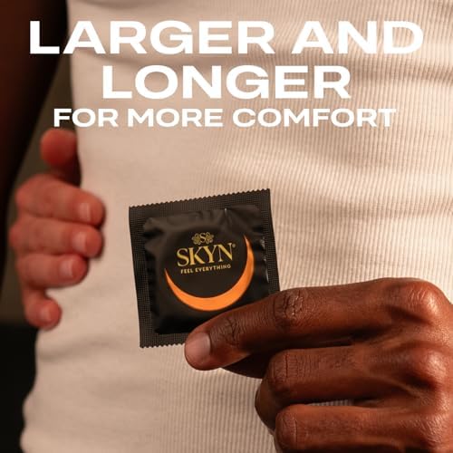 SKYN Elite Large Condoms – 36 Count – Ultra-Thin, Lubricated Latex-Free Condoms, Longer and Wider for a More Comfortable Fit