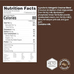 Ketogenic Creamer with MCT Oil for Coffee or Tea, Supports Energy and Metabolism, Weight Loss, Ketogenic Diet 8.5 oz. (20 servings)