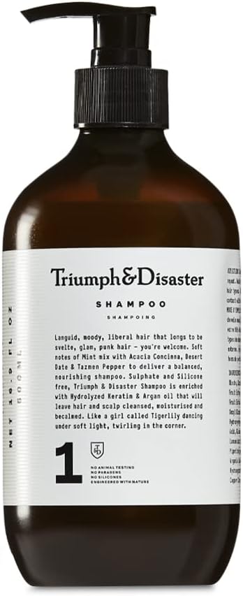 TRIUMPH & DISASTER | Shampoo, Deep Cleansing - Soothes & Hydrates Sensitive, Dry and Damaged Hair & Scalp with Keratin for Men & Women, 16.9 fl oz