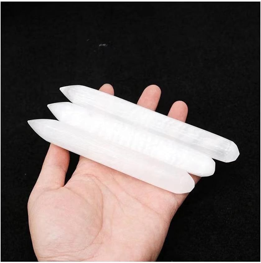 Natural Spiritual Crystal Products Selenite Wand Point 1pc Gift