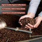 Java Planet, Coffee Gift Basket Sampler Set, for Coffee Lovers: Low Acid Organic Beans: Whole Bean, Mold-Free & Stomach Friendly - Arabica Gourmet, 1.32 LBs (19.2 oz) packaged in 6 Bags Each 3.2 oz