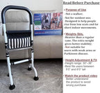 Stand Assist Aid for Elderly; Couch Chair Stand Assist; Standing Aids & Supports for Seniors; Toilet Assist Canes for Tight Bathroom; Height Adjustable to 36''; Weight 5lbs, Bear 350lbs