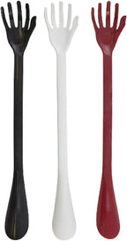 3 Pack 20" Plastic Long Reach Hand Back Scratcher, Shoehorn Pick Itch Relief for Men, Women