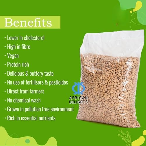African Honey Oloyin Beans – Premium Honey Bean Variety for Traditional Cooking, Authentic Oloyin Ingredient (1 lb)