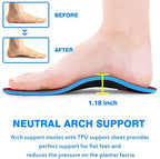Orthotics Arch Support Metatarsalgia Insoles - Mortons Neuroma Inserts Relief Ball of Foot Pain - Orthopedic Insoles for Flat Feet - Shoe Inserts for Plantar Fasciitis (Red M)
