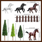 Horse Cake Topper Cowboy Cake Toppers Horse Birthday Decorations