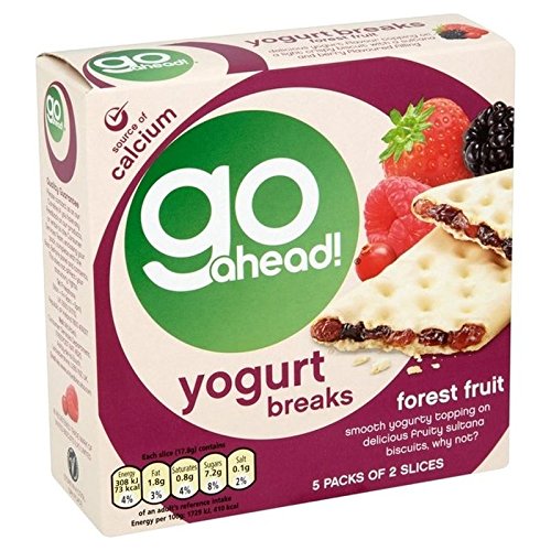 Go Ahead Yoghurt Breaks Forest Fruit 5 per pack - Pack of 2