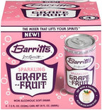 Barritts, Non Alcoholic Soft Drink Sparkling Grapefruit, 4 Pack, 30 Fl Oz