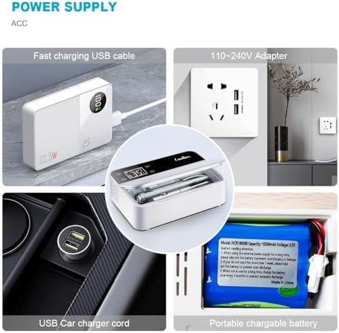Insulin Refrigerated Cooler Box,Fahrenheit Temperature LED Display Touch Control Screen,TSA appoved Insulin Cooler case,Medication Refrigerated Storage Box（Small Fahrenheit)