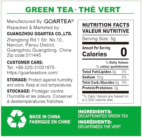 GOARTEA 100g / 3.5oz Supreme Seven Leaf Jiaogulan Gynostemma Chinese Herbal GREEN TEA Loose Leaf