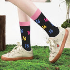 Juesly 5-18 Years Old Birthday Gifts for Girls - Socks for Girls with Pop up Birthday Card, Presents for 5-18 Year Old Grils