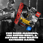 Mutant Mass Extreme 2500 - High Calorie Mass Gainer Whey Protein Powder with Whole Food Carbs - Muscle Building & Weight Gain for Extreme Hard Gainers - Triple Chocolate 6 lbs