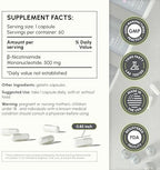 partiQlar NMN Supplement 500mg - High Purity Nicotinamide Mononucleotide - NAD+ Booster for Anti-Aging, Cellular Energy & Longevity - 60 Veggie Capsules