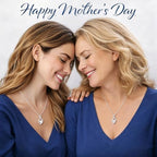 MOOSEA Mothers Day Gifts for Wife Infinity Moissanite Necklace, 1-3CT 925 Sterling Silver with Rhodium Plating Anniversary Birthday Gifts for Women Mom Her Moissanite Heart Pendant Jewelry Gift