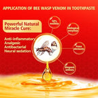 10% Nano-Hydroxyapatite Bee Wasp Venom Toothpaste for Remineralizing Enamel & Sensitive Relief, Fights Plaque- 12OMIN Fresh Breath