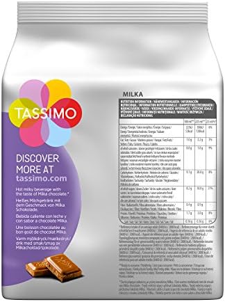Tassimo - Milka Chocolate - 8 T-Discs