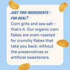 The Real Cereal Company, Organic Corn Flakes Cereal, 8.4 oz, Zero Sugar, Gluten Free, Non-GMO
