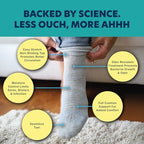 Doctor's Choice Diabetic Socks for Men, Seamless Socks with Non Binding Top, 4 Pairs, Large 9-12 & X-Large 13-15