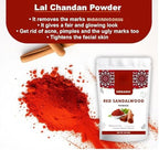 Generic Red Sandalwood Face pack Powder for Women | 100% Pure, Natural No Chemical | Laal Raktha Chandan for Healthy Glowing Skin & De-Tan | for Puja, Skin & Face Care -100 gm