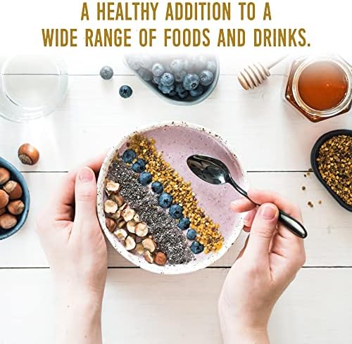Alovitox Bee Pollen Granules 8 Oz | 100% Pure, Organic Bee Pollen for Bearded Dragons | Superfood Packed Bee Pollen Organic with Antioxidant, Protein, Vitamin & More | Nutritional Yeast & Gluten Free