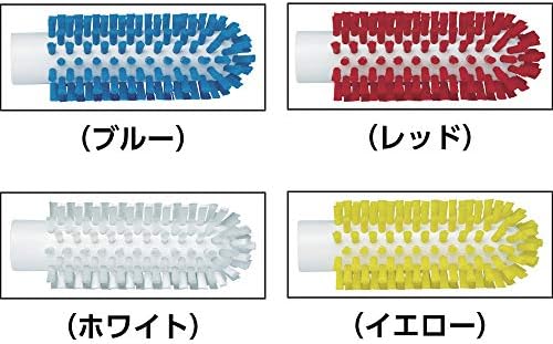 Vikan 5380-77-3 Stiff Tube Brush, Polyester, 3-3/32" x 6" OAL, Blue