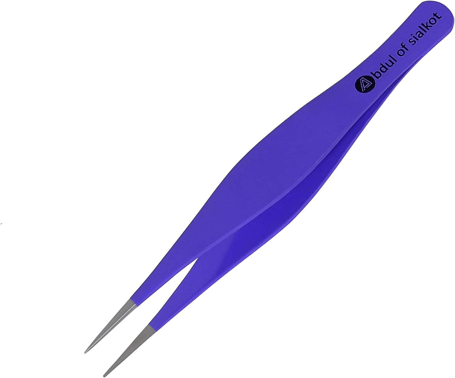 Pointed Tweezers,Needle Nose Tip, Sharp Precision Ingrown Hair, Surgical Pointed for Blackheads & Splinters/Best Tweezers for Eyebrows (Purple)