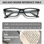 VIEWBETTER Photochromic Reading Glasses Sunglasses for Women Men, UV Protection & Lightweight & Flexible Spring Hinge RG2321