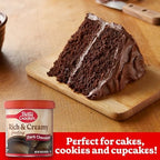 Betty Crocker Rich & Creamy Gluten Free Dark Chocolate Frosting, 16 oz. (Pack of 8)