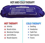Reusable Hot and Cold Ice Packs for Injuries (3-Piece Set), Joint Pain, Muscle Soreness and Body Inflammation - Reusable Gel Wraps - Adjustable & Flexible for Knees, Back, Shoulders, Arms and Legs