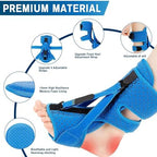 Plantar Fasciitis Night Splint-Upgrade 3 Adjustable Planter Facetious Relief Brace,Plantar Fasciitis Relief Women Men Straps,Support Relief Foot Drop Achilles Tendonitis Day Night(Blue-1PC)